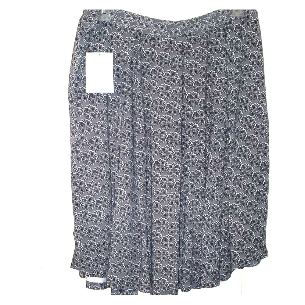 #LulaRoe #Madison Skirt NWT 2xl Gray, Black, white
